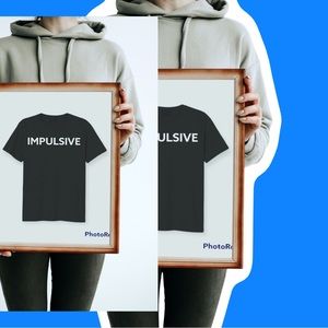 Black IMPULSIVE t shirt named after my son.